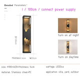 Waterproof Solar Led Outdoor Light - Garden Decoration Lamps For Balcony Courtyard Street And Wall