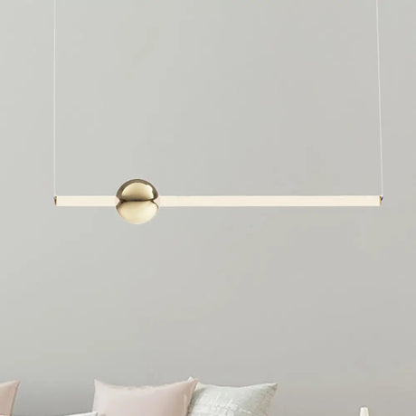 White/Gold Glass Chandelier Lamp - Modernist Design Led Ceiling Pendant Light With