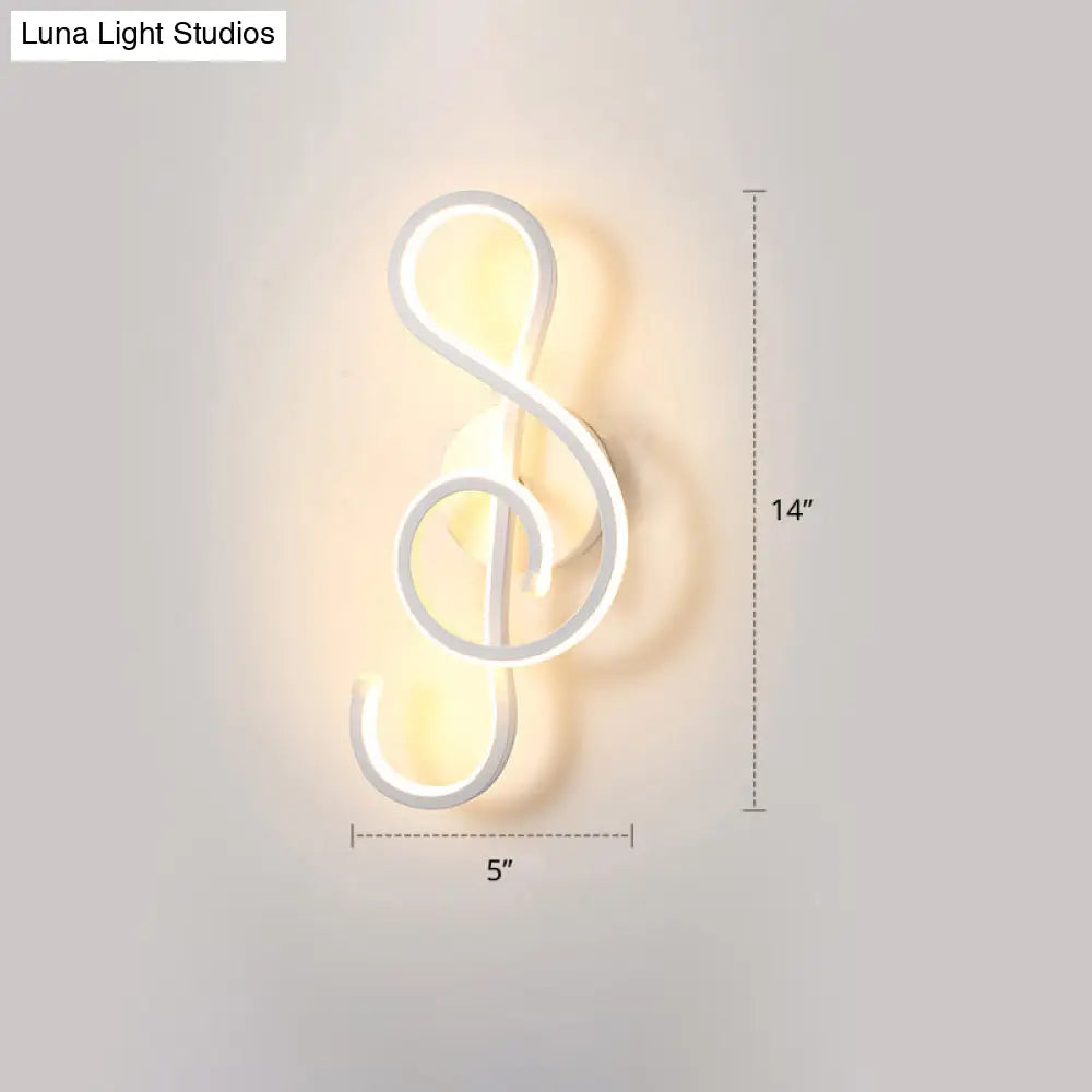 White Shaded Led Wall Light For Living Room - Simplicity Meets Acrylic Mount Lighting